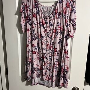 Torrid Floral Super Soft Knit Dress